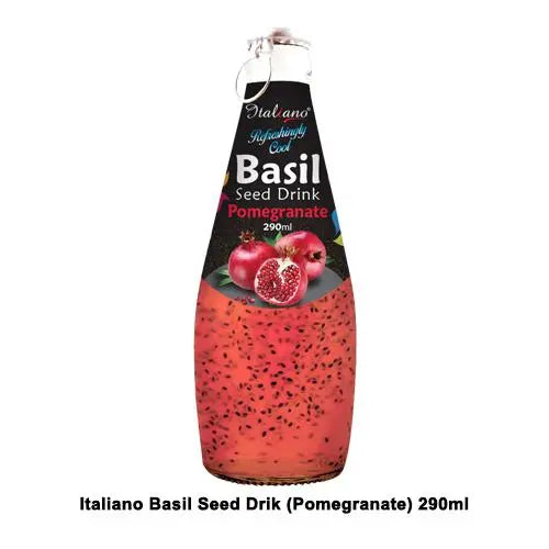 Basil Seed Drink Pomegranate